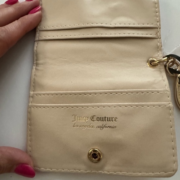 Juicy Couture Pink Heartless Card Case Key Fob - Picture 6 of 6